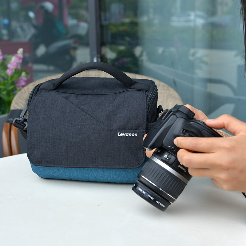 Le20D1 neilona kamera soma SLR un bezspoguļkamerām, plecu soma, ūdensnecaurlaidīga, elpojoša, nodilumizturīga