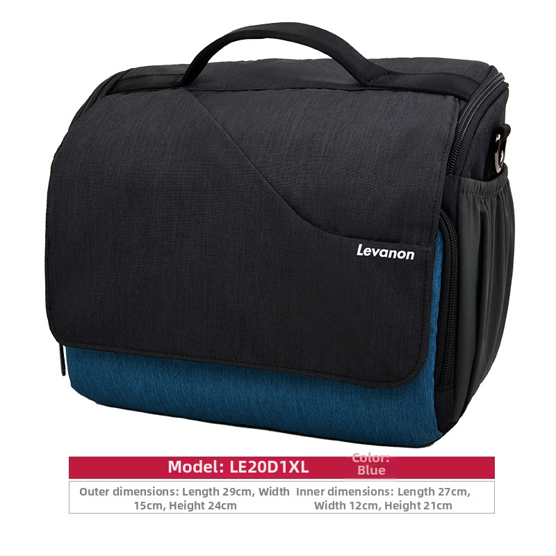 Le20D1 neilona kamera soma SLR un bezspoguļkamerām, plecu soma, ūdensnecaurlaidīga, elpojoša, nodilumizturīga