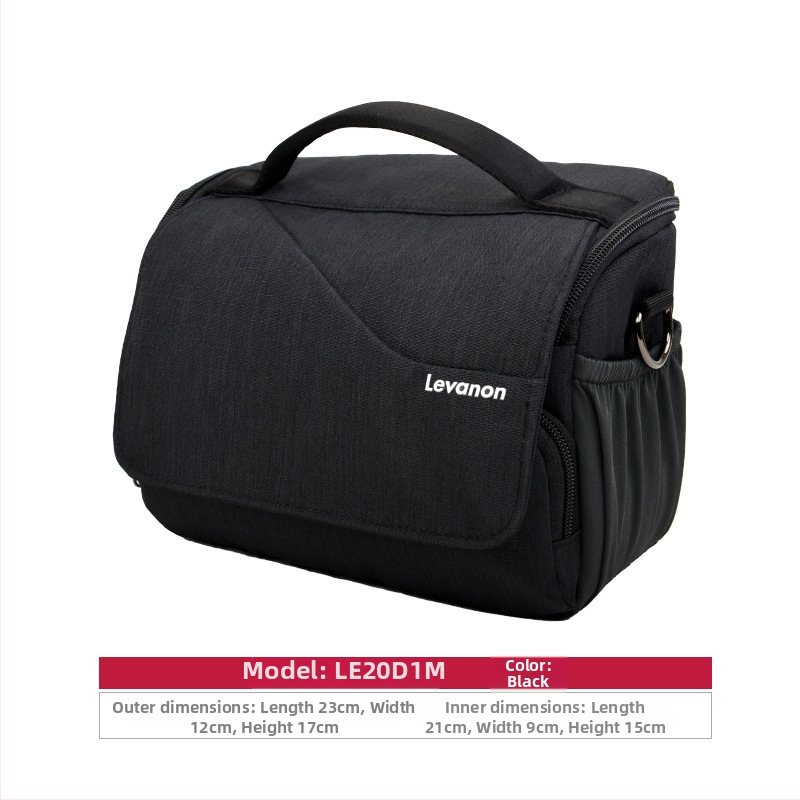 Le20D1 neilona kamera soma SLR un bezspoguļkamerām, plecu soma, ūdensnecaurlaidīga, elpojoša, nodilumizturīga