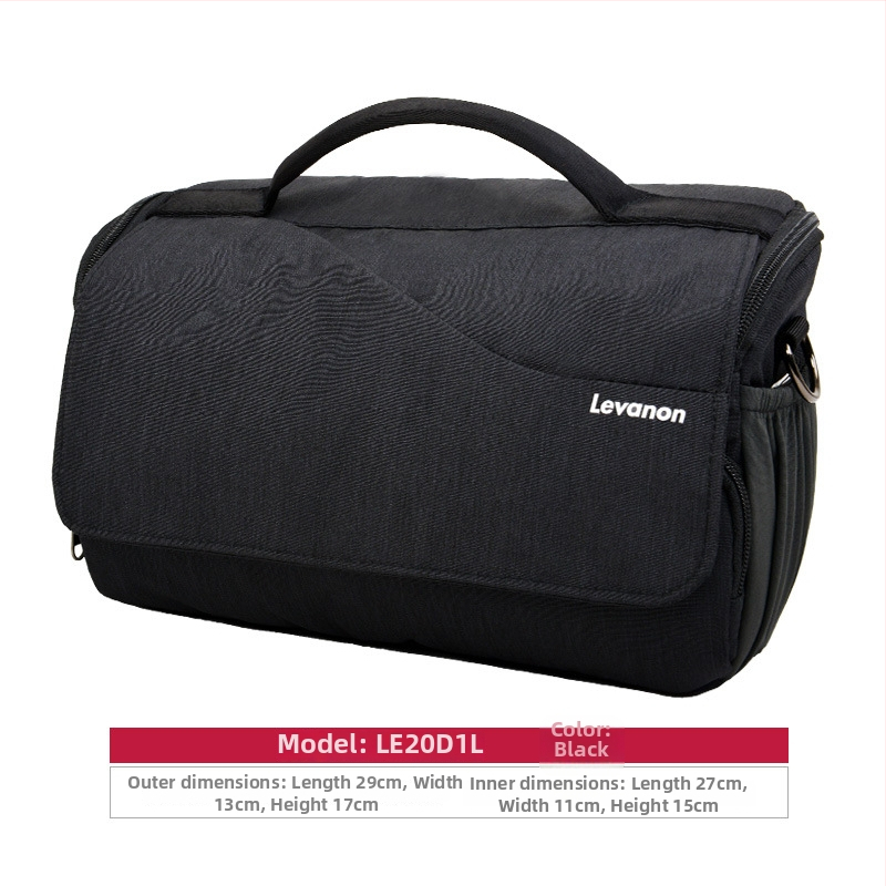 Le20D1 neilona kamera soma SLR un bezspoguļkamerām, plecu soma, ūdensnecaurlaidīga, elpojoša, nodilumizturīga