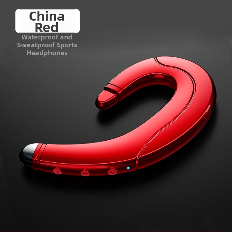 Bezvadu ausu klausules ar kaula vadīšanas tehnoloģiju un uzlādes korpusu – Bluetooth 5.0, 100 m diapazons, IPX4, NFC, darbība 4–8 stundas