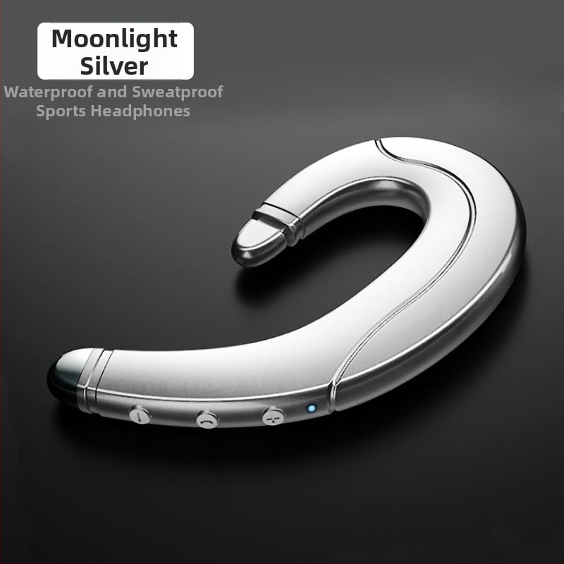 Bezvadu ausu klausules ar kaula vadīšanas tehnoloģiju un uzlādes korpusu – Bluetooth 5.0, 100 m diapazons, IPX4, NFC, darbība 4–8 stundas