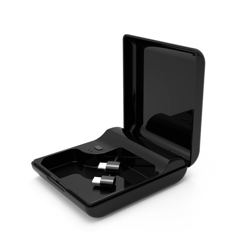 Bezvadu ausu klausules ar kaula vadīšanas tehnoloģiju un uzlādes korpusu – Bluetooth 5.0, 100 m diapazons, IPX4, NFC, darbība 4–8 stundas