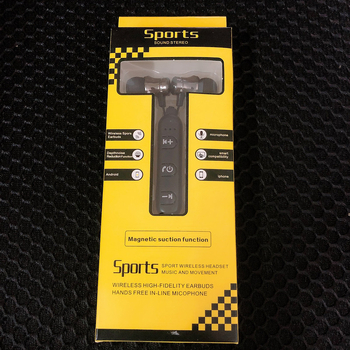 Budding XT11 magnētiskas Bluetooth kakla joslas austiņas – sporta in-ear, IPX6, BT 5.0, darbības laiks 0–4 h, hands-free