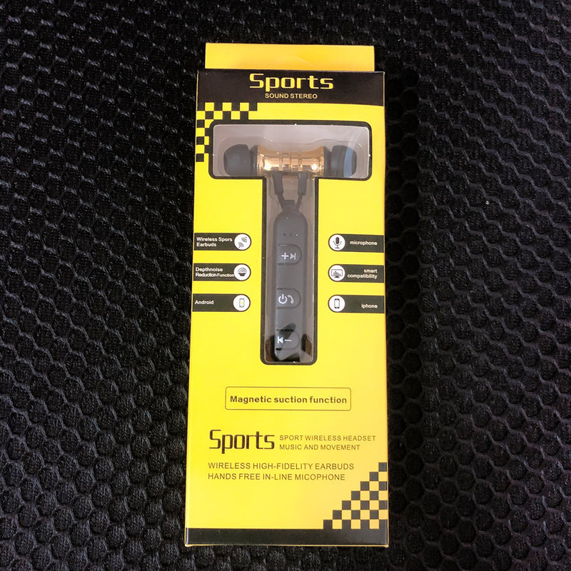 Budding XT11 magnētiskas Bluetooth kakla joslas austiņas – sporta in-ear, IPX6, BT 5.0, darbības laiks 0–4 h, hands-free