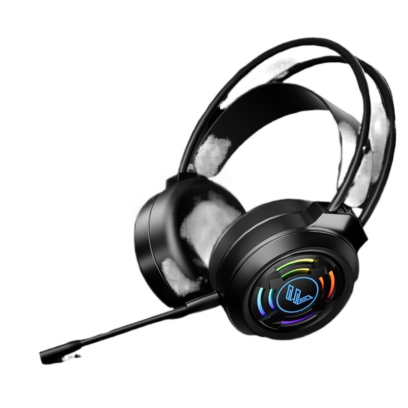 Spēļu austiņas ar 7.1 telpisko skaņu, ar kabeli, virs ausīm, ar mikrofonu, datoram un klēpjdatoram