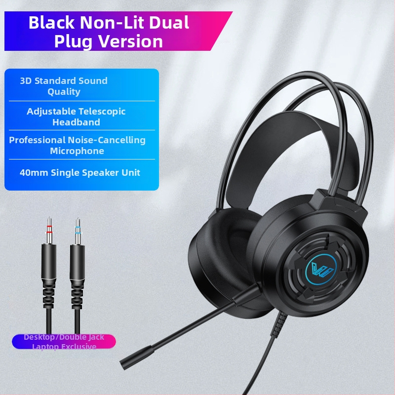 Spēļu austiņas ar 7.1 telpisko skaņu, ar kabeli, virs ausīm, ar mikrofonu, datoram un klēpjdatoram