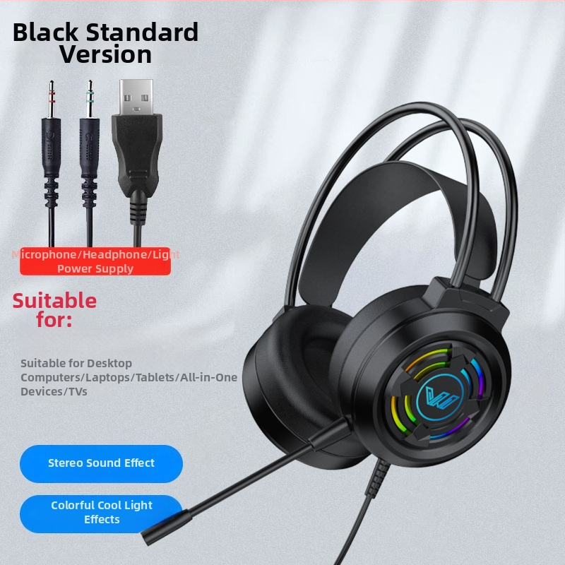 Spēļu austiņas ar 7.1 telpisko skaņu, ar kabeli, virs ausīm, ar mikrofonu, datoram un klēpjdatoram