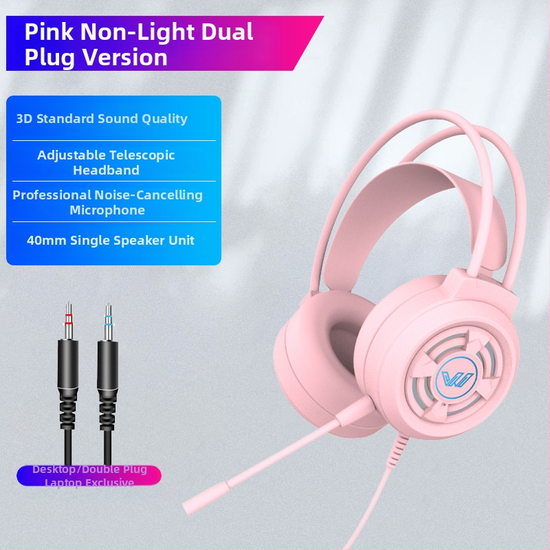 Spēļu austiņas ar 7.1 telpisko skaņu, ar kabeli, virs ausīm, ar mikrofonu, datoram un klēpjdatoram