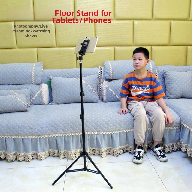 Stends viedtālrunim un planšetēm – metāla konstrukcija, piemērots lietošanai gultā, tiešraidei, fotografēšanai un videoierakstam
