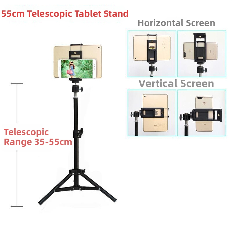 Stends viedtālrunim un planšetēm – metāla konstrukcija, piemērots lietošanai gultā, tiešraidei, fotografēšanai un videoierakstam