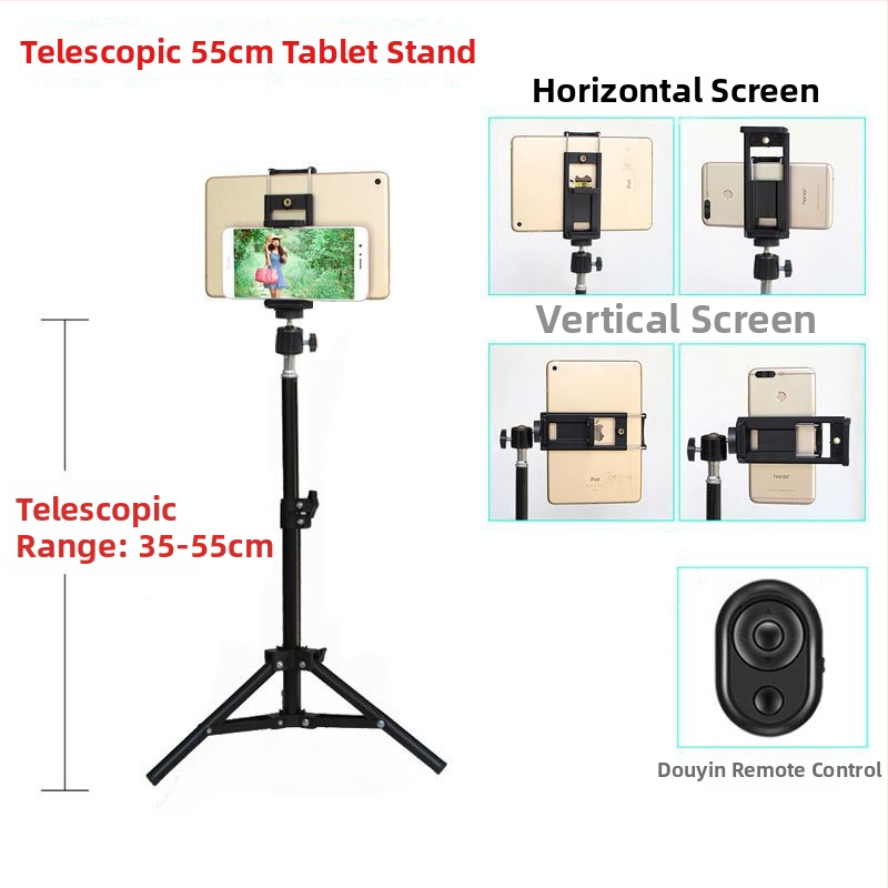 Stends viedtālrunim un planšetēm – metāla konstrukcija, piemērots lietošanai gultā, tiešraidei, fotografēšanai un videoierakstam