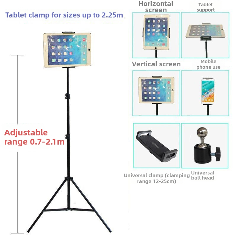 Stends viedtālrunim un planšetēm – metāla konstrukcija, piemērots lietošanai gultā, tiešraidei, fotografēšanai un videoierakstam