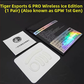 Tiger talisman spēļu peliņas kājiņām uzlikas – ledus izdevums, saderīgs ar G102, G302, G403, G502, G603, G703, GPW1, GPX, 1 gab.