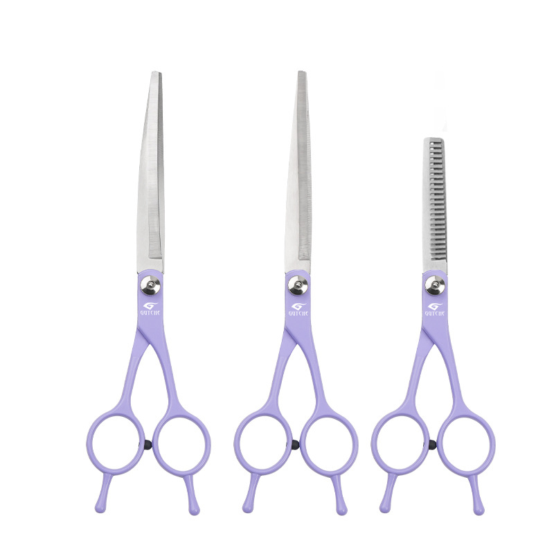 Set de foarfeci pentru îngrijirea animalelor Gutche — oțel inoxidabil, foarfeci de tunsoare pentru câini, ambalaj de 400 bucăți, marcă privată autorizată