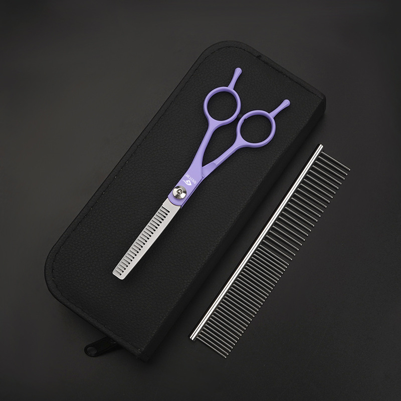 Set de foarfeci pentru îngrijirea animalelor Gutche — oțel inoxidabil, foarfeci de tunsoare pentru câini, ambalaj de 400 bucăți, marcă privată autorizată