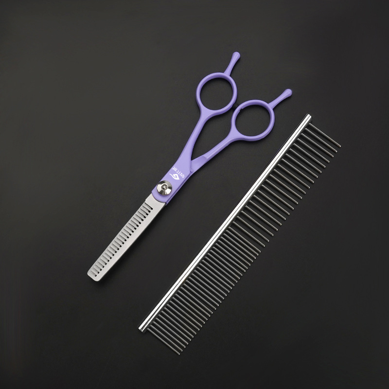 Set de foarfeci pentru îngrijirea animalelor Gutche — oțel inoxidabil, foarfeci de tunsoare pentru câini, ambalaj de 400 bucăți, marcă privată autorizată