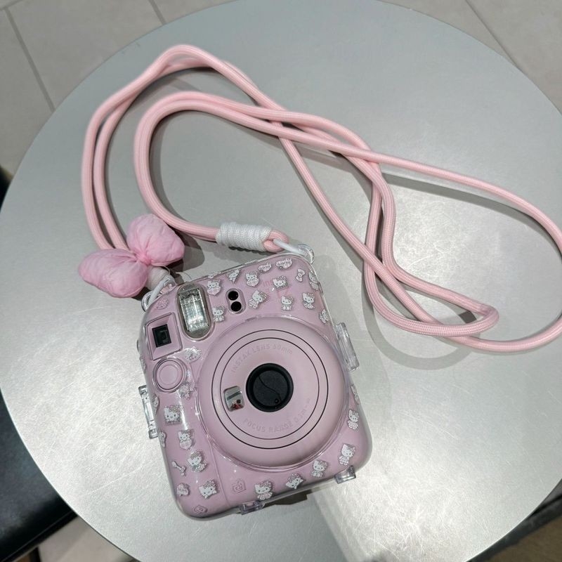 Θήκη προστασίας κάμερας Fuji Polaroid Mini12/11 με ιμάντα crossbody (κωδικός f01; ύφασμα corduroy; στυλ σακίδιο; Άνοιξη 2018; Unisex)