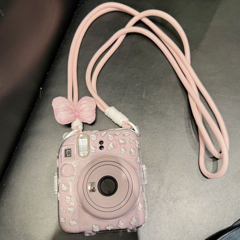Θήκη προστασίας κάμερας Fuji Polaroid Mini12/11 με ιμάντα crossbody (κωδικός f01; ύφασμα corduroy; στυλ σακίδιο; Άνοιξη 2018; Unisex)