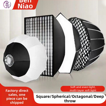 Professionaalne fotograafia valgustus Baorongkou peaga, kahekordne valguse temperatuur, mitte reguleeritav heleduse