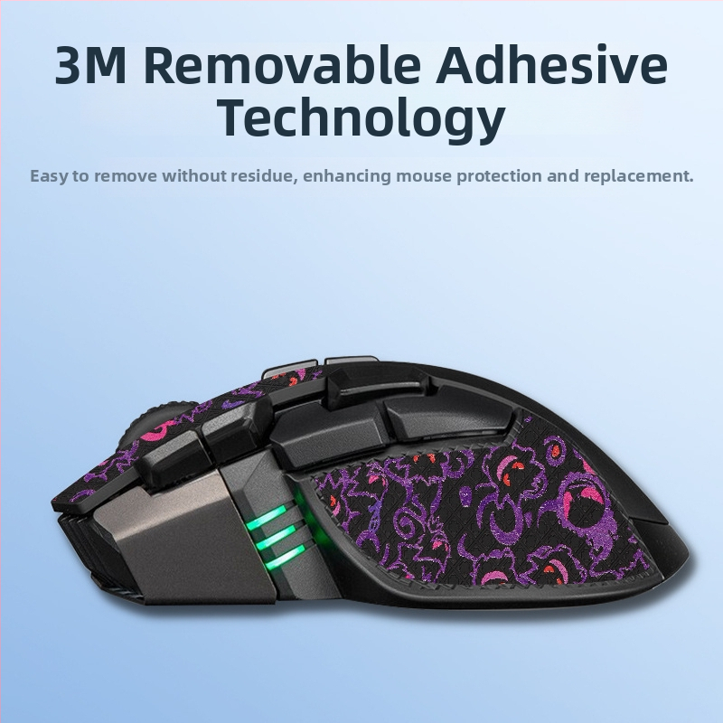 Pilns aizsargplēves komplekts bezvadu pele Iron Hand – pretslīdējoša virsma, sviedru uzsūkšana, ūdensizturīgs un nodilumizturīgs