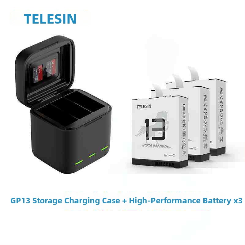 TELESIN GP13 Πρώτης Γενιάς Υψηλής Απόδοσης Λιθίου Μπαταρία για GoPro 13