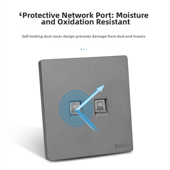 86 tips sienas tīkla ligzdas panelis gigabitam — 1–2 ostas, X7 sērija, PC korpuss, vara vadītāji, AC125V, 3C sertifikāts