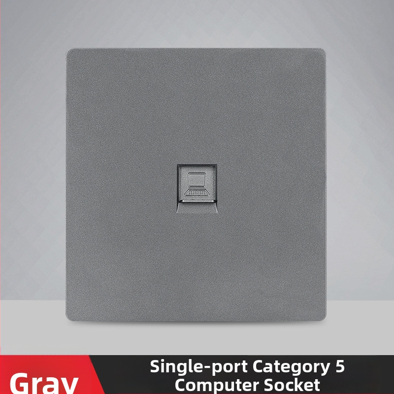 86 tips sienas tīkla ligzdas panelis gigabitam — 1–2 ostas, X7 sērija, PC korpuss, vara vadītāji, AC125V, 3C sertifikāts