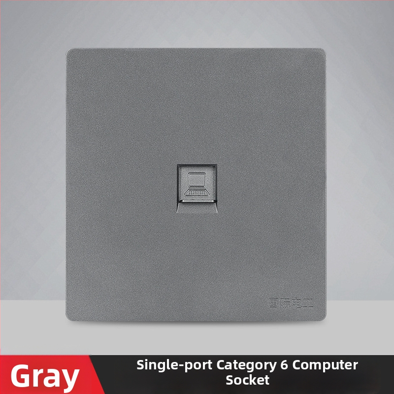 86 tips sienas tīkla ligzdas panelis gigabitam — 1–2 ostas, X7 sērija, PC korpuss, vara vadītāji, AC125V, 3C sertifikāts