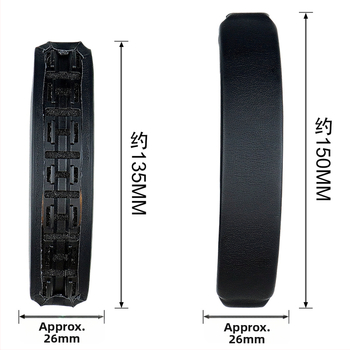 Bose QC35/QC45 ausu galvas siksnas nomaiņa — augšējā un apakšējā uzstādīšana ar snap-in, saderīga ar QC35/QC45, Headphonemagic