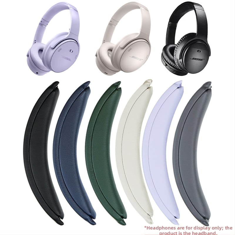 Bose QC35/QC45 ausu galvas siksnas nomaiņa — augšējā un apakšējā uzstādīšana ar snap-in, saderīga ar QC35/QC45, Headphonemagic