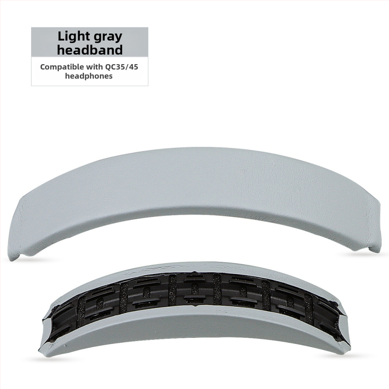 Bose QC35/QC45 ausu galvas siksnas nomaiņa — augšējā un apakšējā uzstādīšana ar snap-in, saderīga ar QC35/QC45, Headphonemagic