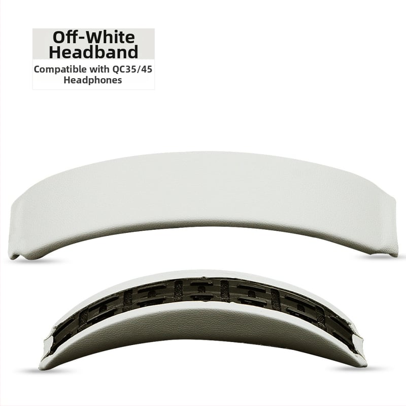 Bose QC35/QC45 ausu galvas siksnas nomaiņa — augšējā un apakšējā uzstādīšana ar snap-in, saderīga ar QC35/QC45, Headphonemagic