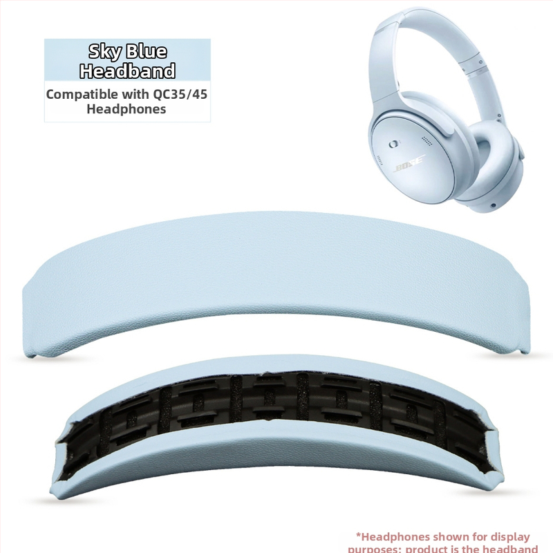 Bose QC35/QC45 ausu galvas siksnas nomaiņa — augšējā un apakšējā uzstādīšana ar snap-in, saderīga ar QC35/QC45, Headphonemagic