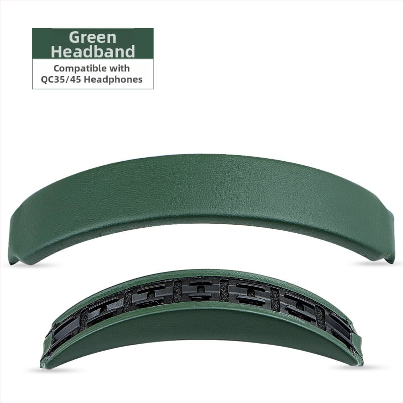 Bose QC35/QC45 ausu galvas siksnas nomaiņa — augšējā un apakšējā uzstādīšana ar snap-in, saderīga ar QC35/QC45, Headphonemagic