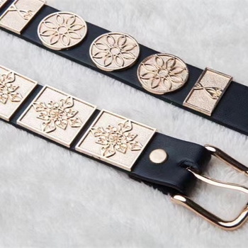 Set de accesorii Hanfu: curea de talie din piele, brățară de încheietură și bandă – piele artificială, cataramă din aliaj, închidere cu pin, lățime 2–4 cm, vara 2021