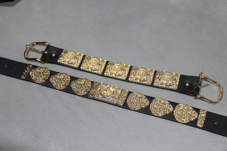 Set de accesorii Hanfu: curea de talie din piele, brățară de încheietură și bandă – piele artificială, cataramă din aliaj, închidere cu pin, lățime 2–4 cm, vara 2021