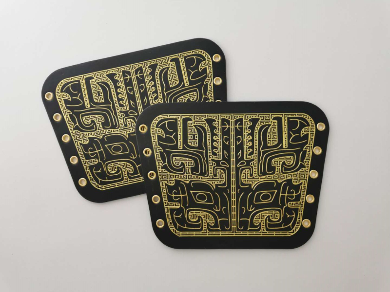 Set de accesorii Hanfu: curea de talie din piele, brățară de încheietură și bandă – piele artificială, cataramă din aliaj, închidere cu pin, lățime 2–4 cm, vara 2021