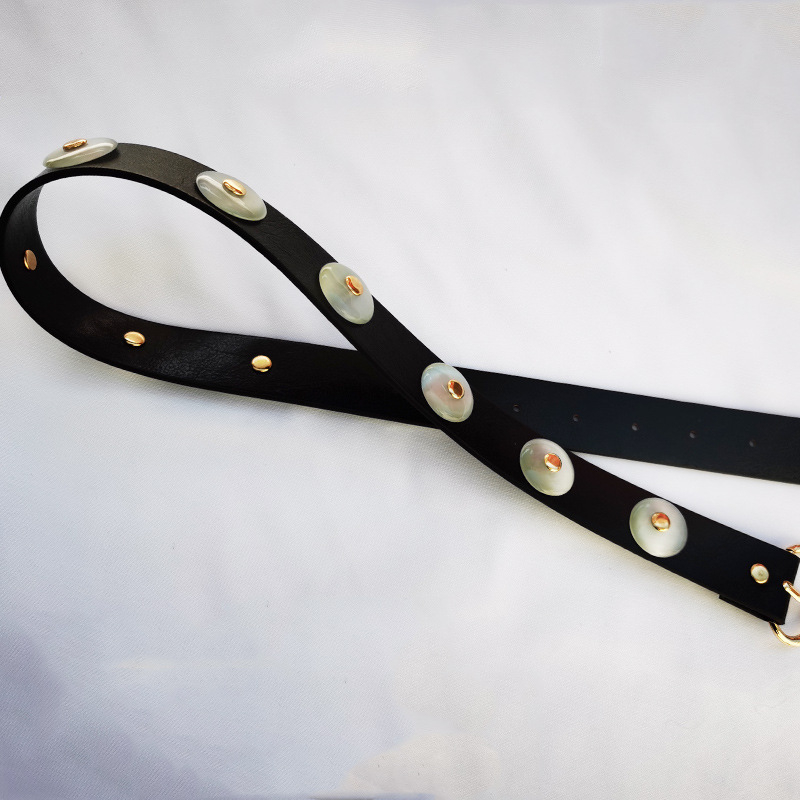 Set de accesorii Hanfu: curea de talie din piele, brățară de încheietură și bandă – piele artificială, cataramă din aliaj, închidere cu pin, lățime 2–4 cm, vara 2021