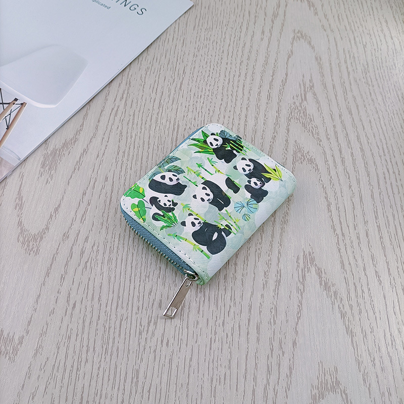 Držač kartica i novčanik za kovance, PVC materijal, anime karikatura motiv, svjež i sladak stil, velik kapacitet, višefunkcionalan