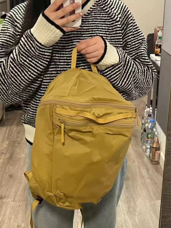 Unisex ruksak od najlona za slobodno vrijeme, kompatibilan s 13-inčnim prijenosnikom, otporan na habanje, zakrivljene naramenice