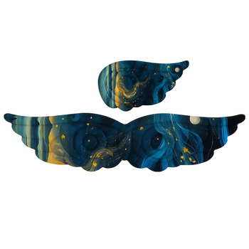 Covoraș mare pentru încheietura mâinii, pentru mouse, din spumă memory, cu suport siliconat pentru tastatură, model X09s