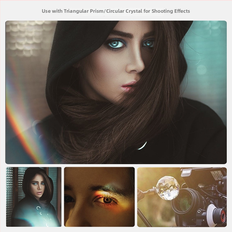 Fotoruč MK 829092 – profesionálna fotografia rekvizity s magickým svetlom a kryštálovým popredím pre film a svadobné fotenie, hmotnosť 0.5 kg