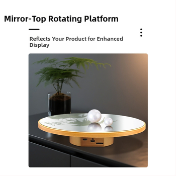 Integreeritud stiili peeglipinnaga pöörlev eksponeerimissein juveelide ja figuuride jaoks (ABS pihustamisvormimine)