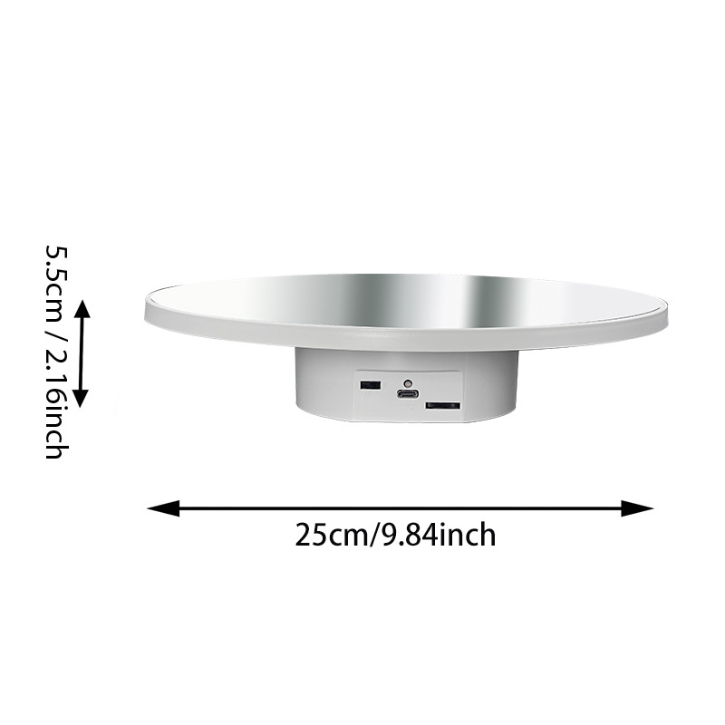 Integreeritud stiili peeglipinnaga pöörlev eksponeerimissein juveelide ja figuuride jaoks (ABS pihustamisvormimine)