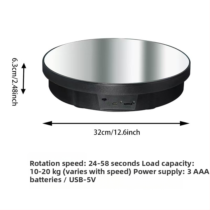 Integreeritud stiili peeglipinnaga pöörlev eksponeerimissein juveelide ja figuuride jaoks (ABS pihustamisvormimine)