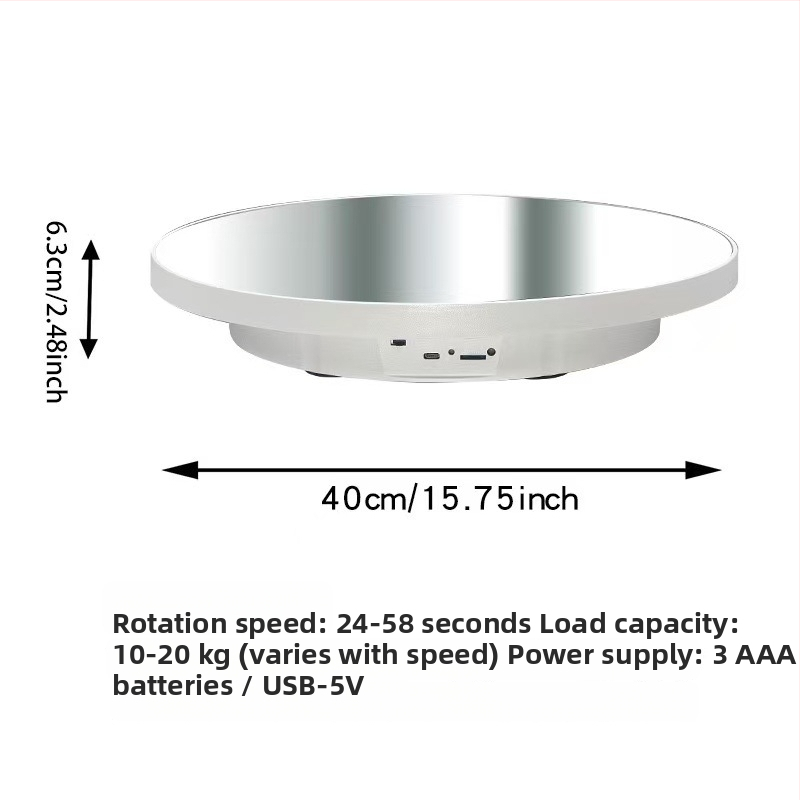 Integreeritud stiili peeglipinnaga pöörlev eksponeerimissein juveelide ja figuuride jaoks (ABS pihustamisvormimine)
