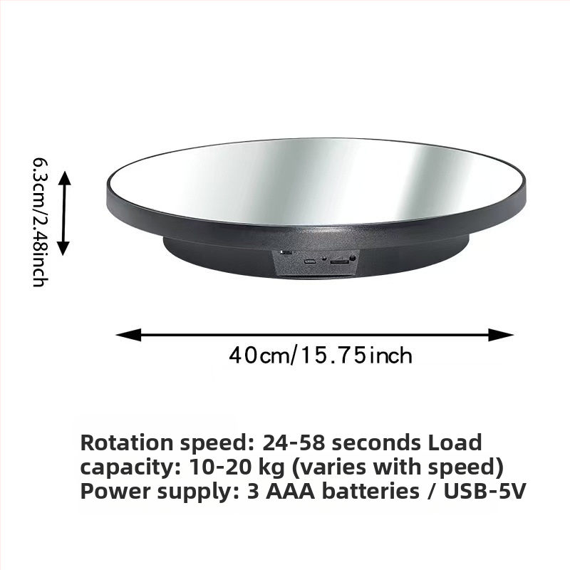Integreeritud stiili peeglipinnaga pöörlev eksponeerimissein juveelide ja figuuride jaoks (ABS pihustamisvormimine)
