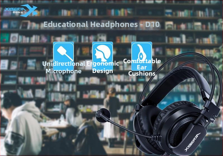 Spēļu USB vada austiņas ar 50 mm skaļruņiem, iebūvēts mikrofons, frekvences diapazons 20 Hz–20 kHz, saderīgs ar PC