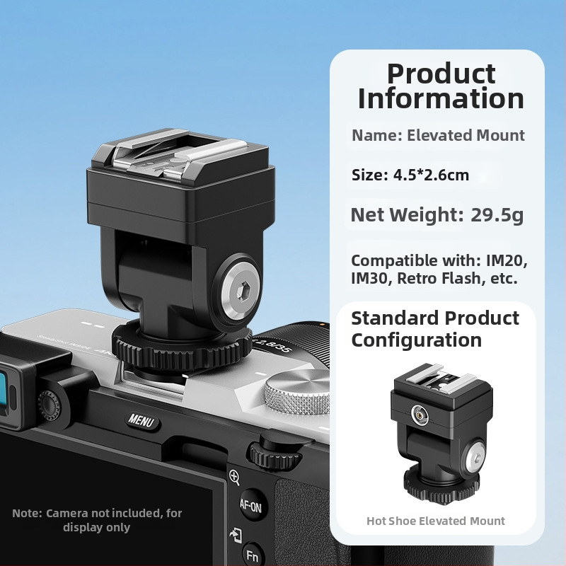 Godox TR/SF-R signálny vysielač/spúšť blesku, univerzálna vyvýšená podložka pre hot shoe a IT30/2022 vyvýšený držiak